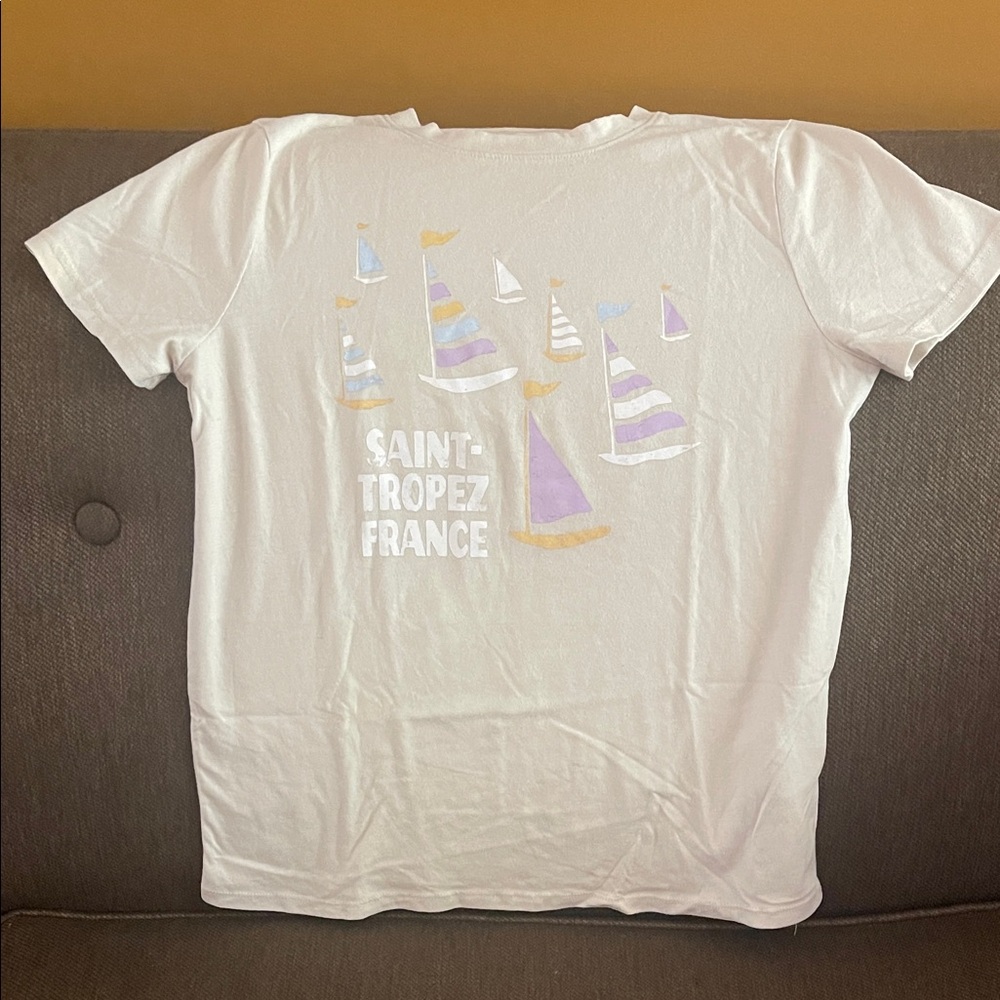 Kids light tan Saint-Tropez France' Graphic Tee